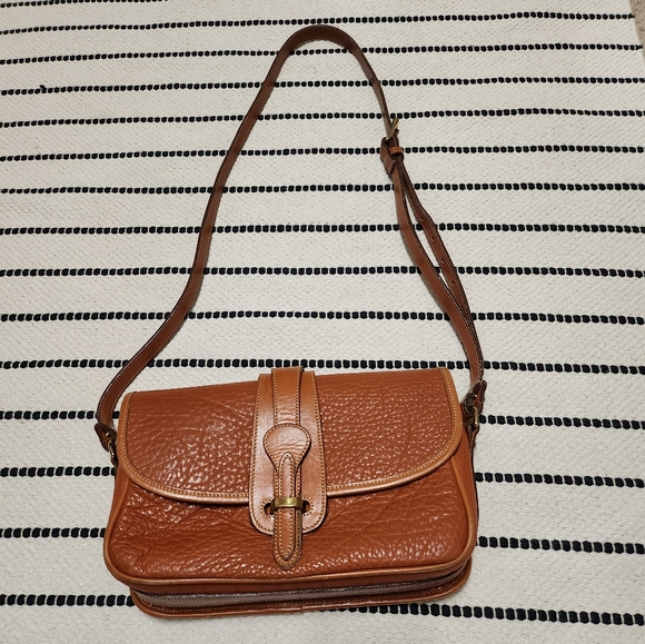 Authenic Vintage Dooney & Bourke Leather Crossbody Bag - Picture 2 of 8